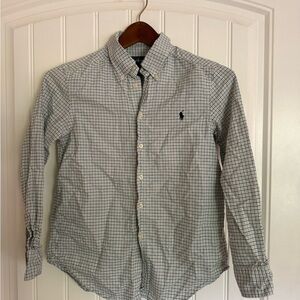 Ralph Lauren Blue Casual Button Down Shirt
